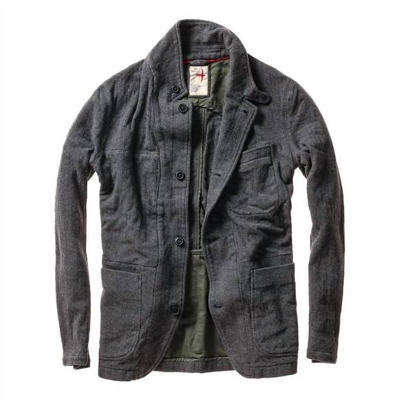 RELWEN Other - NEW RELWEN men's sweatshirt trap blazer in dark grey heather